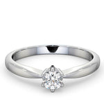 Engagement Ring Certified Diamond 0.25ct G/vs High Set Chloe 18k Gold