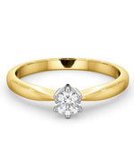 Engagement Ring Certified Diamond 0.25ct G/vs High Set Chloe 18k Gold