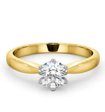 Certified 0.70ct Chloe High 18k Gold Engagement Ring E/vs1