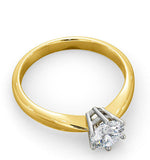 Certified 0.70ct Chloe High 18k Gold Engagement Ring E/vs1