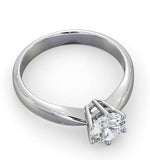 Certified 0.90ct Chloe High Platinum Engagement Ring E/vs2