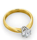 Certified 0.90ct Chloe High 18k Gold Engagement Ring E/vs2