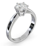Certified 1.00ct Chloe High Platinum Engagement Ring E/vs1