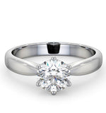 2 Carat Diamond Engagement Ring High Set Chloe Lab G/vs1 Platinum