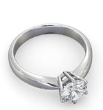 2 Carat Diamond Engagement Ring High Set Chloe Lab G/vs1 Platinum