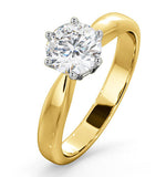 Certified 1.00ct Chloe High 18k Gold Engagement Ring E/vs2