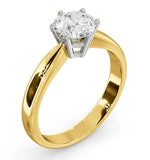 1 Carat Diamond Engagement Ring High Set Chloe Lab G/vs1 18k Gold