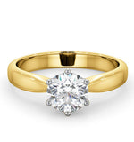 1.50 Carat Diamond Engagement Ring High Set Chloe Lab H/si1 18k Gold
