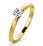 Engagement Ring Petra 0.25ct Lab Diamond G/vs In 18k Gold
