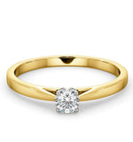 Engagement Ring Certified Petra 18k Gold Diamond  0.25ct-f-g/vs