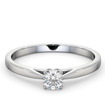 Engagement Ring Certified Petra 18k White Gold Diamond 0.33ct