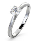 Engagement Ring Certified 0.50ct Petra 18k White Gold E/vs2