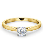 Engagement Ring Certified Petra 18k Gold Diamond  0.50ct