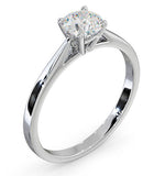 Engagement Ring Certified 0.70ct Petra Platinum E/vs1
