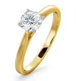 Engagement Ring Certified 0.70ct Petra 18k Gold  G/si1
