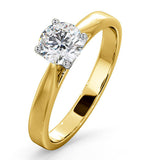 Engagement Ring Certified 0.90ct Petra 18k Gold  E/vs2