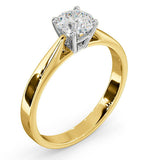 Engagement Ring Certified 0.90ct Petra 18k Gold  E/vs2
