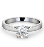 Engagement Ring Certified 1.00ct Petra 18k White Gold E/vs2