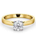 Engagement Ring Certified 1.00ct Petra 18k Gold  G/si2