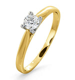 Certified Grace 18k Gold Diamond Engagement Ring 0.25ct-f-g/vs