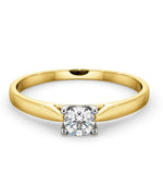 Certified Grace 18k Gold Diamond Engagement Ring 0.25ct-g-h/si