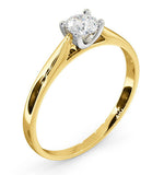 Certified Grace 18k Gold Diamond Engagement Ring 0.33ct