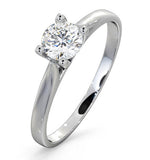 Platinum Half Carat Diamond Engagement Ring Grace Lab F/vs1