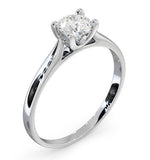 Certified 0.50ct Grace Platinum Engagement Ring E/vs2