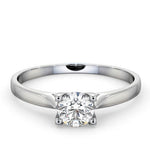 Certified 0.50ct Grace 18k White Gold Engagement Ring G/si2