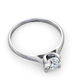 Certified 0.70ct Grace Platinum Engagement Ring E/vs1