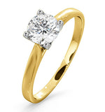 Certified 0.70ct Grace 18k Gold Engagement Ring E/vs2