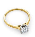 Certified 0.70ct Grace 18k Gold Engagement Ring G/si2