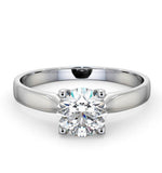 Certified 1.00ct Grace 18k White Gold Engagement Ring G/si1