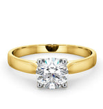 1 Carat Diamond Engagement Ring Grace Lab H/si1 Igi Certified 18k Gold