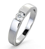 Certified Jessica 18k White Gold Diamond Engagement Ring 0.25ct-f-g/vs