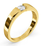 Certified Jessica 18k Gold Diamond Engagement Ring 0.25ct-f-g/vs