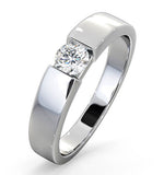 Certified Jessica 18k White Gold Diamond Engagement Ring 0.33ct-f-g/vs