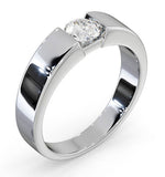 Certified Jessica 18k White Gold Diamond Engagement Ring 0.50ct