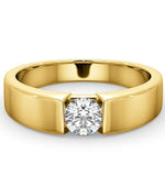 Certified Jessica 18k Gold Diamond Engagement Ring 0.50ct