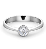 Diamond Engagement Ring - Round Emily 0.25ct 18k White Gold