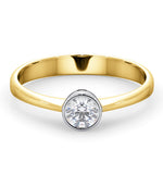 Diamond Engagement Ring - Emily Round 0.25ct H/si - 18k Gold