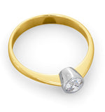 Diamond Engagement Ring - Emily Round 0.25ct G/vs - 18k Gold