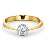 Diamond Engagement Ring - Emily Round 0.33ct G/vs - 18k Gold