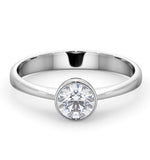 Diamond Engagement Ring - Round Emily 0.50ct 18k White Gold