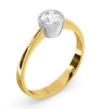 Diamond Engagement Ring - Round Emily 0.50ct 18k Gold
