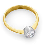 Diamond Engagement Ring - Round Emily 0.50ct 18k Gold