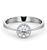 Emily Engagement Ring 0.75ct In 18k White Gold