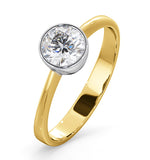 Diamond Engagement Ring - Round Emily 0.75ct 18k Gold