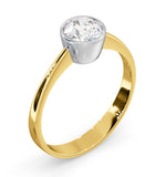 Diamond Engagement Ring - Round Emily 0.75ct 18k Gold