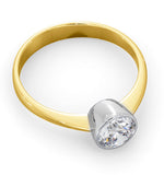 Diamond Engagement Ring - Round Emily 0.75ct 18k Gold